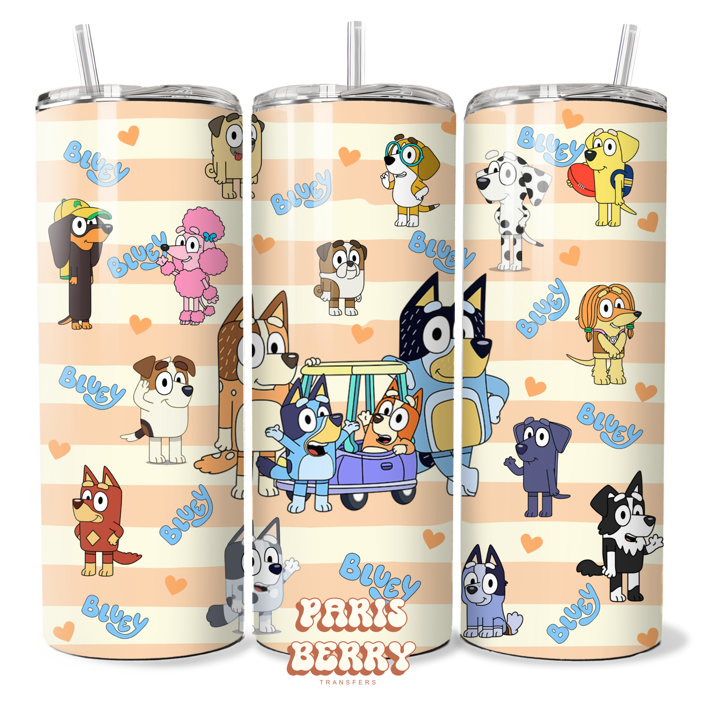 Bluish & Friends - 20oz Sublimation Tumbler Wrap
