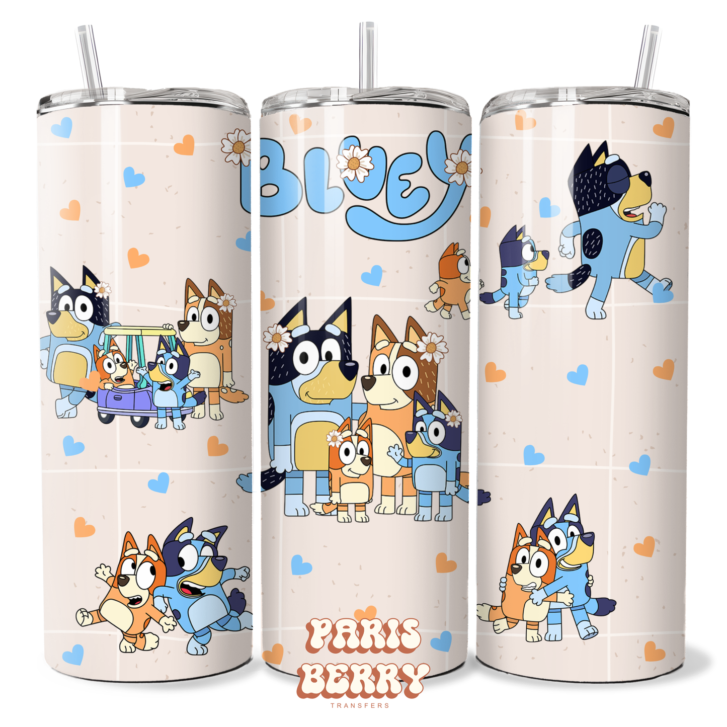 Bluish Friends - 20oz Sublimation Tumbler Wrap