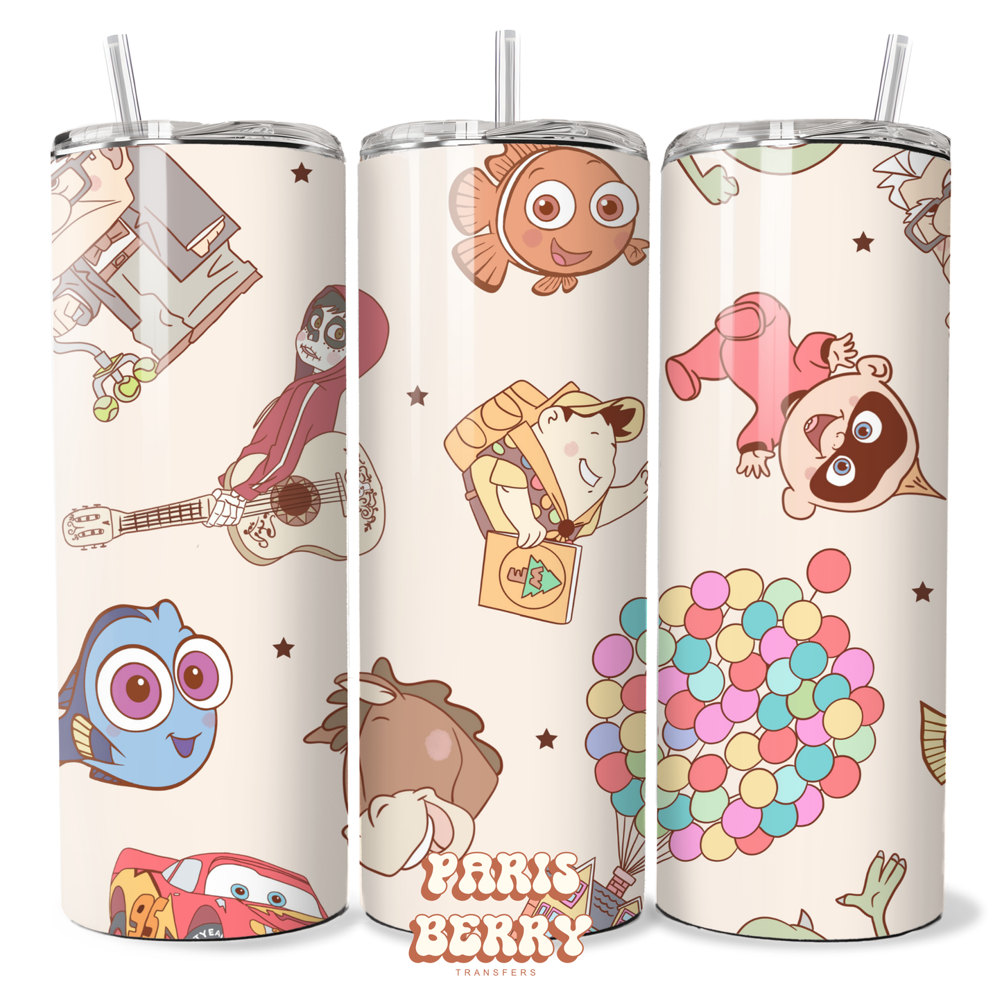 Baby Pix Characters - 20oz Sublimation Tumbler Wrap