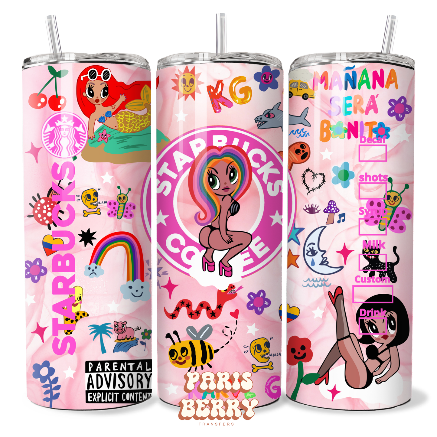 Karol G Mañana Sera Bonita - 20oz Sublimation Tumbler Wrap