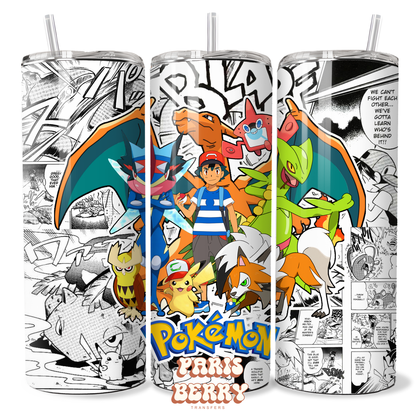 Poke Friends - 20oz Sublimation Tumbler Wrap