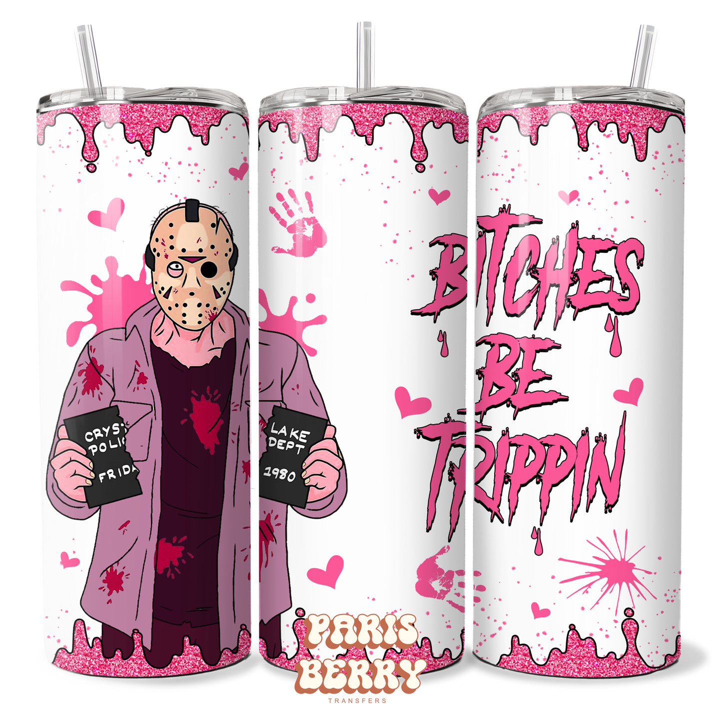 B's Be Trippin' - 20oz Sublimation Tumbler Wrap