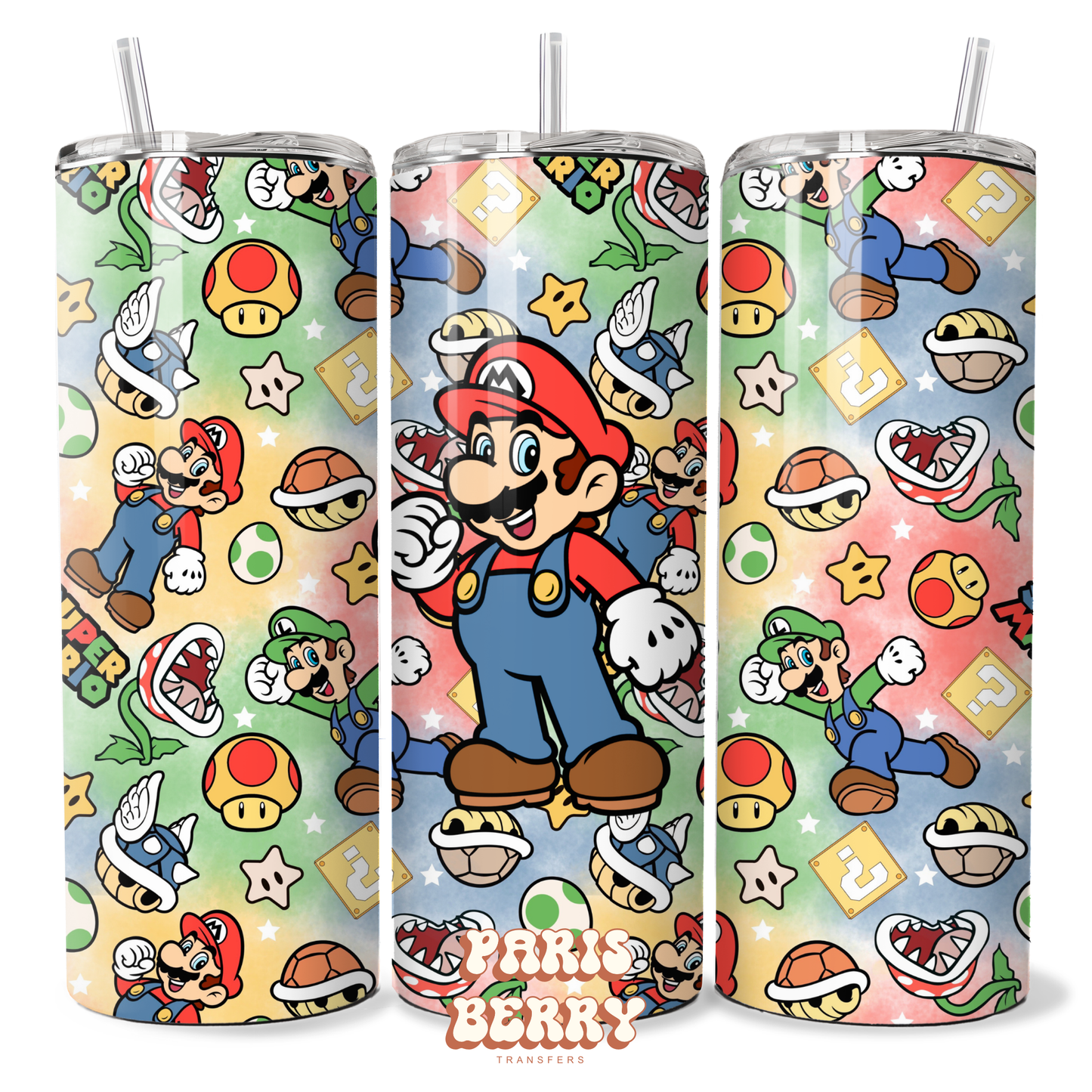 Superstar Bros 64 - 20oz Sublimation Tumbler Wrap