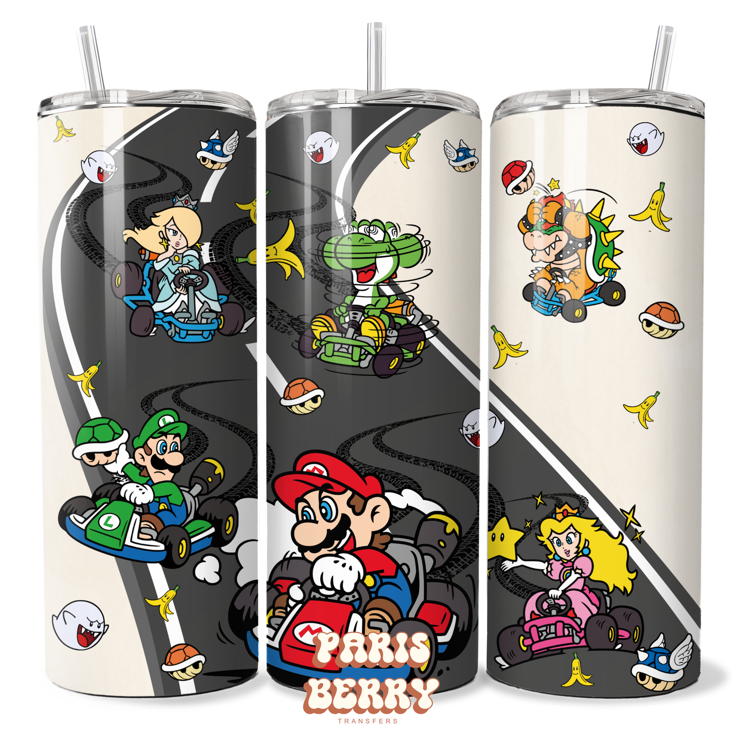 Superstar Kart 64 - 20oz Sublimation Tumbler Wrap