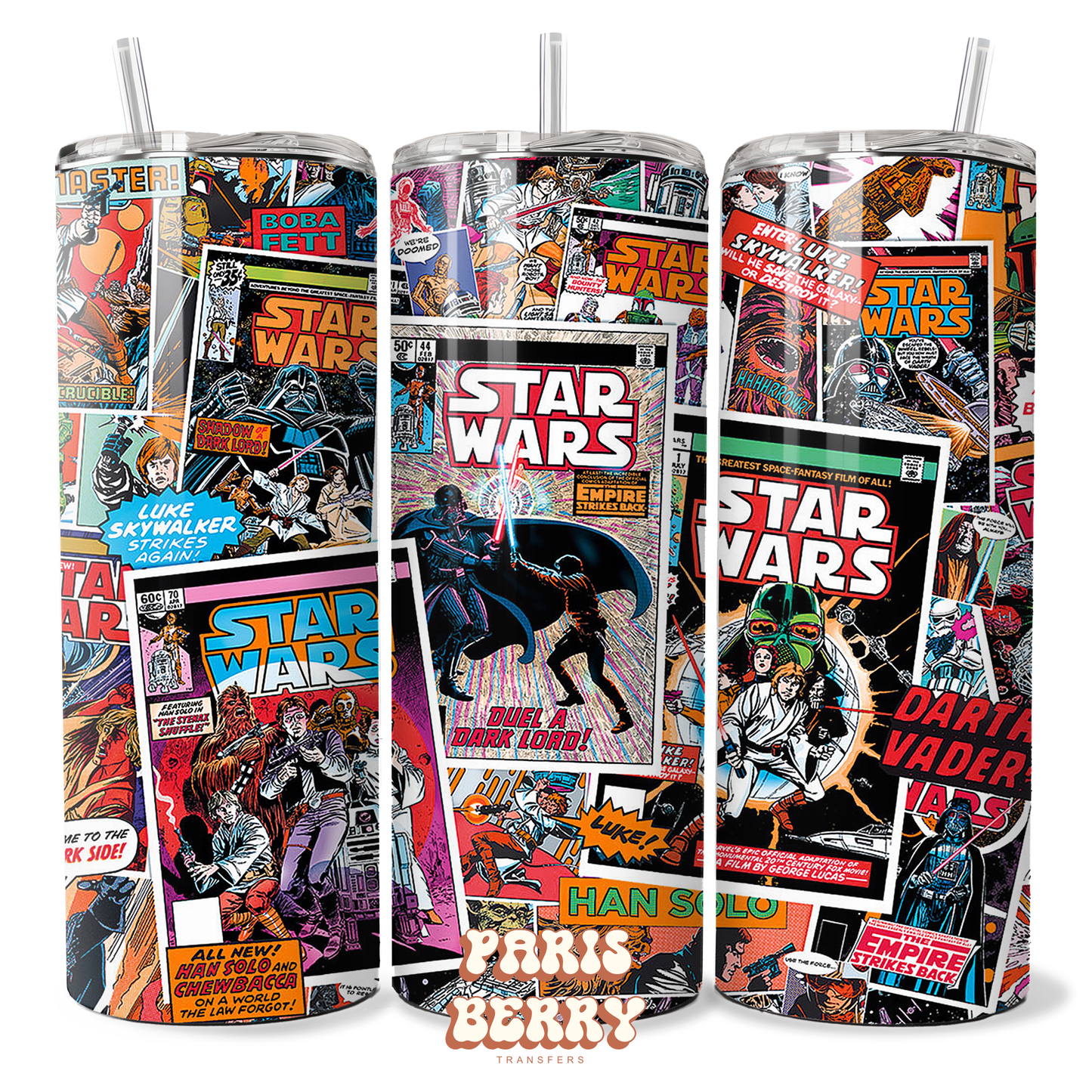 Star Space Wars - 20oz Sublimation Tumbler Wrap