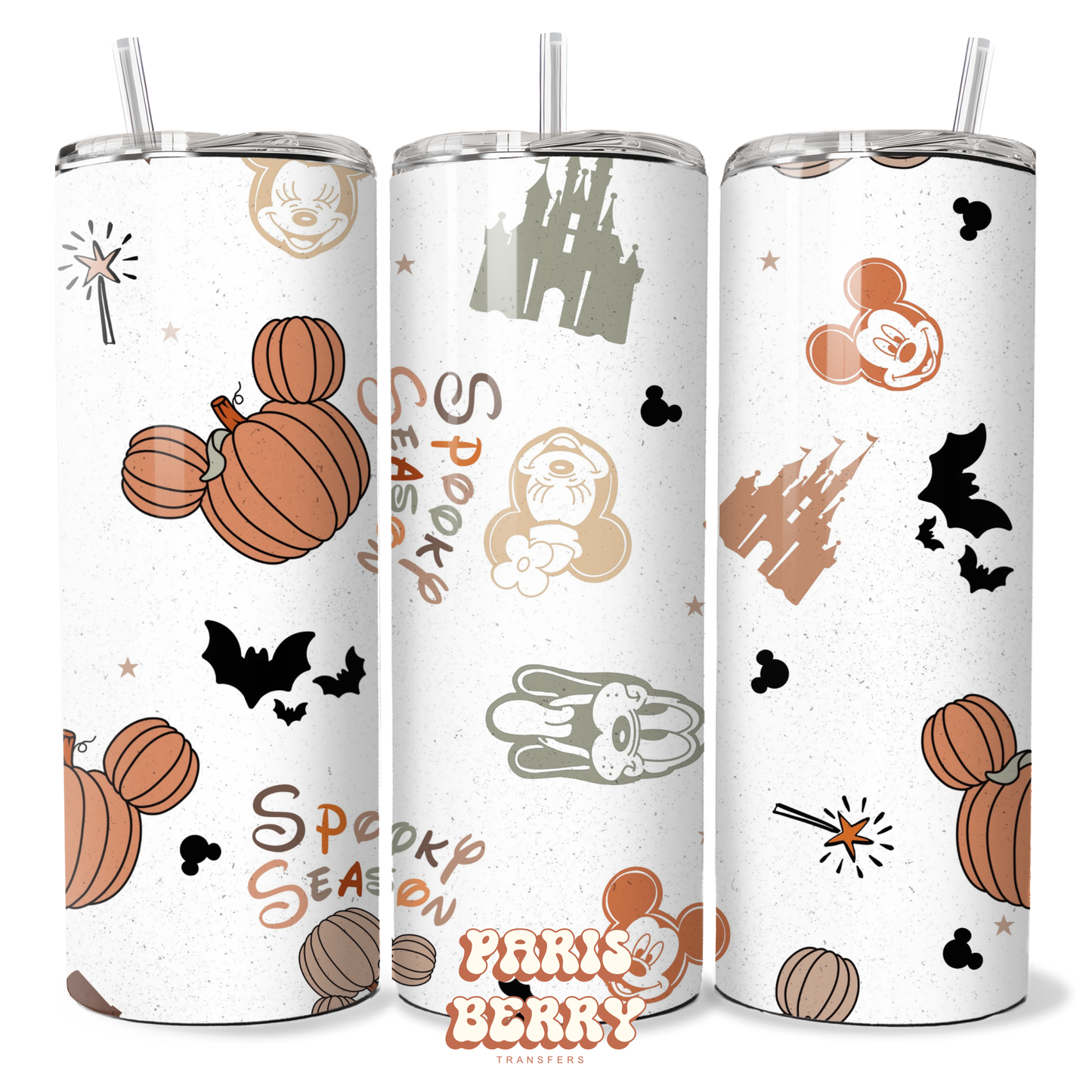 Spooky Mouse Season - 20oz Sublimation Tumbler Wrap