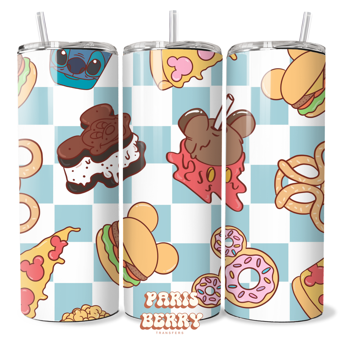 Yummy Mouse Snacks - 20oz Sublimation Tumbler Wrap