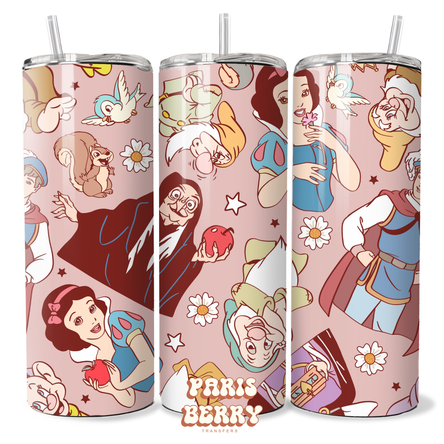 Cute Snow Princess - 20oz Sublimation Tumbler Wrap