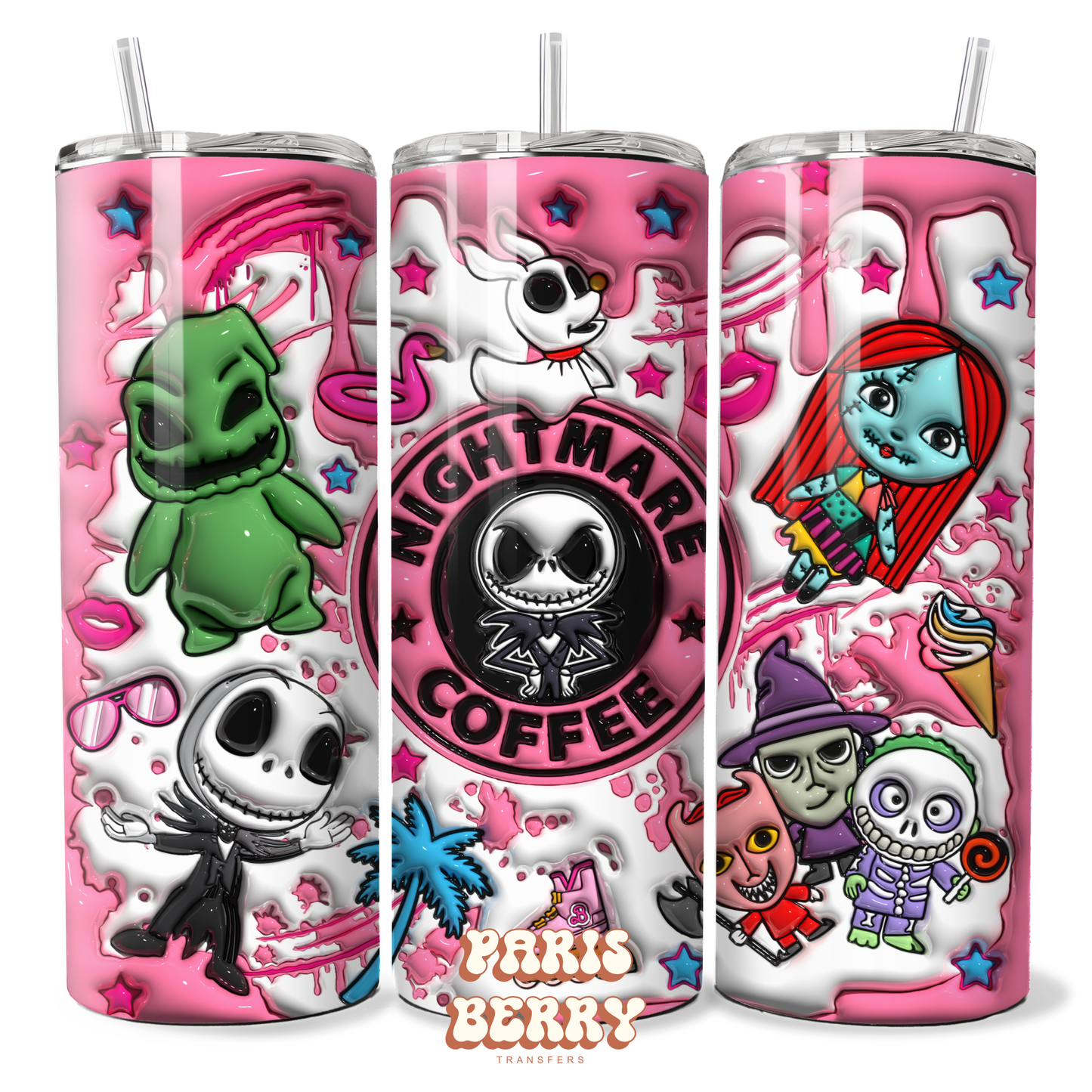 Baby Christmas Nightmare - 20oz Sublimation Tumbler Wrap