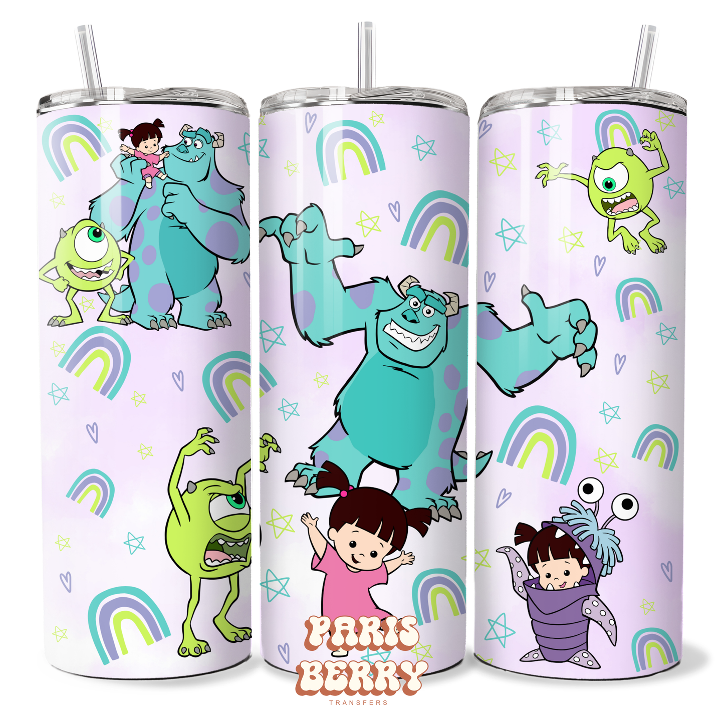 Monsters & Boo - 20oz Sublimation Tumbler Wrap