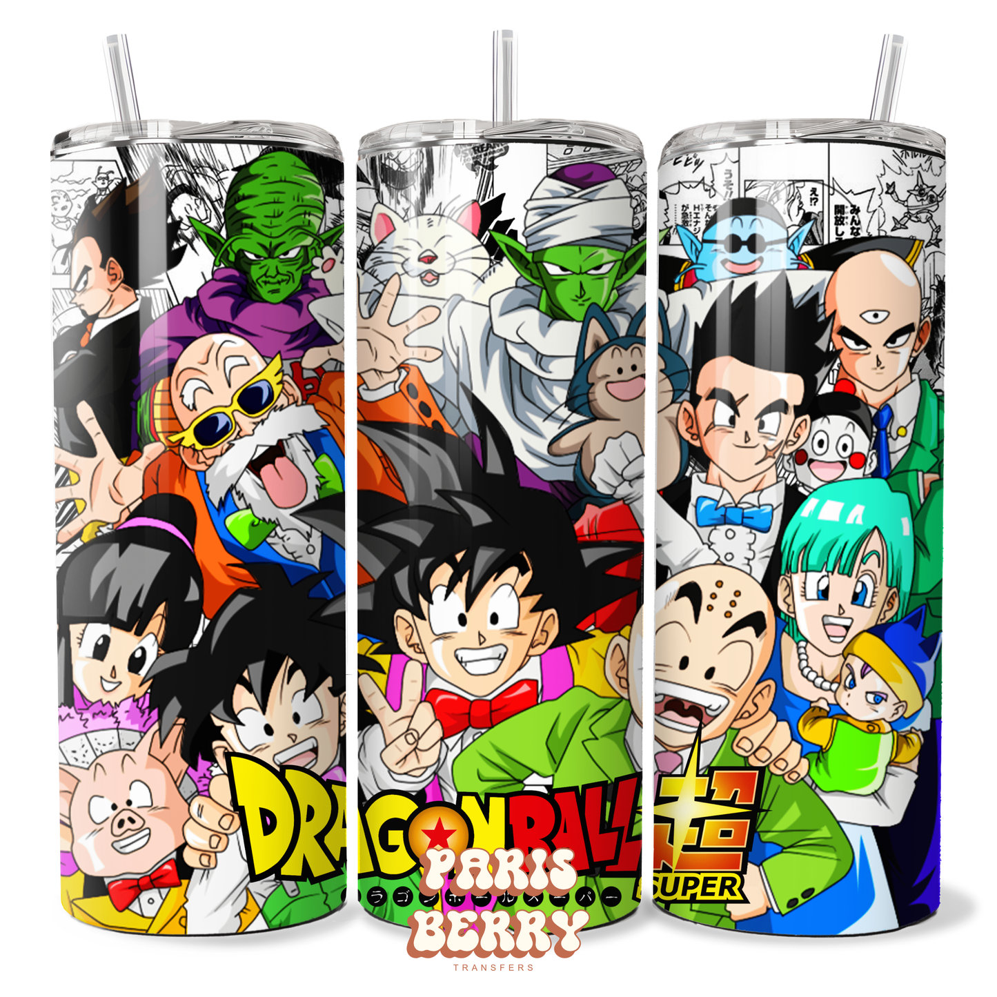 Z Warriors Friends - 20oz Sublimation Tumbler Wrap