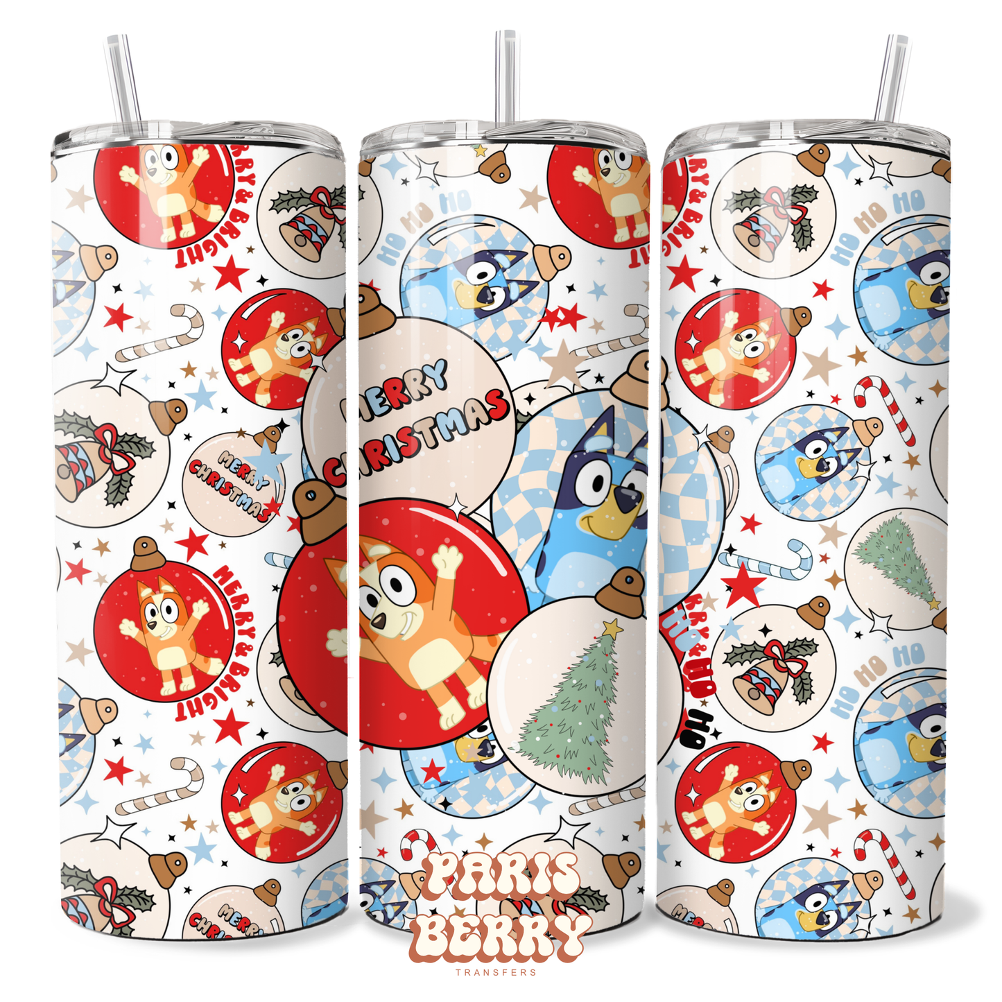 Bluish & Friends Christmas - 20oz Sublimation Tumbler Wrap