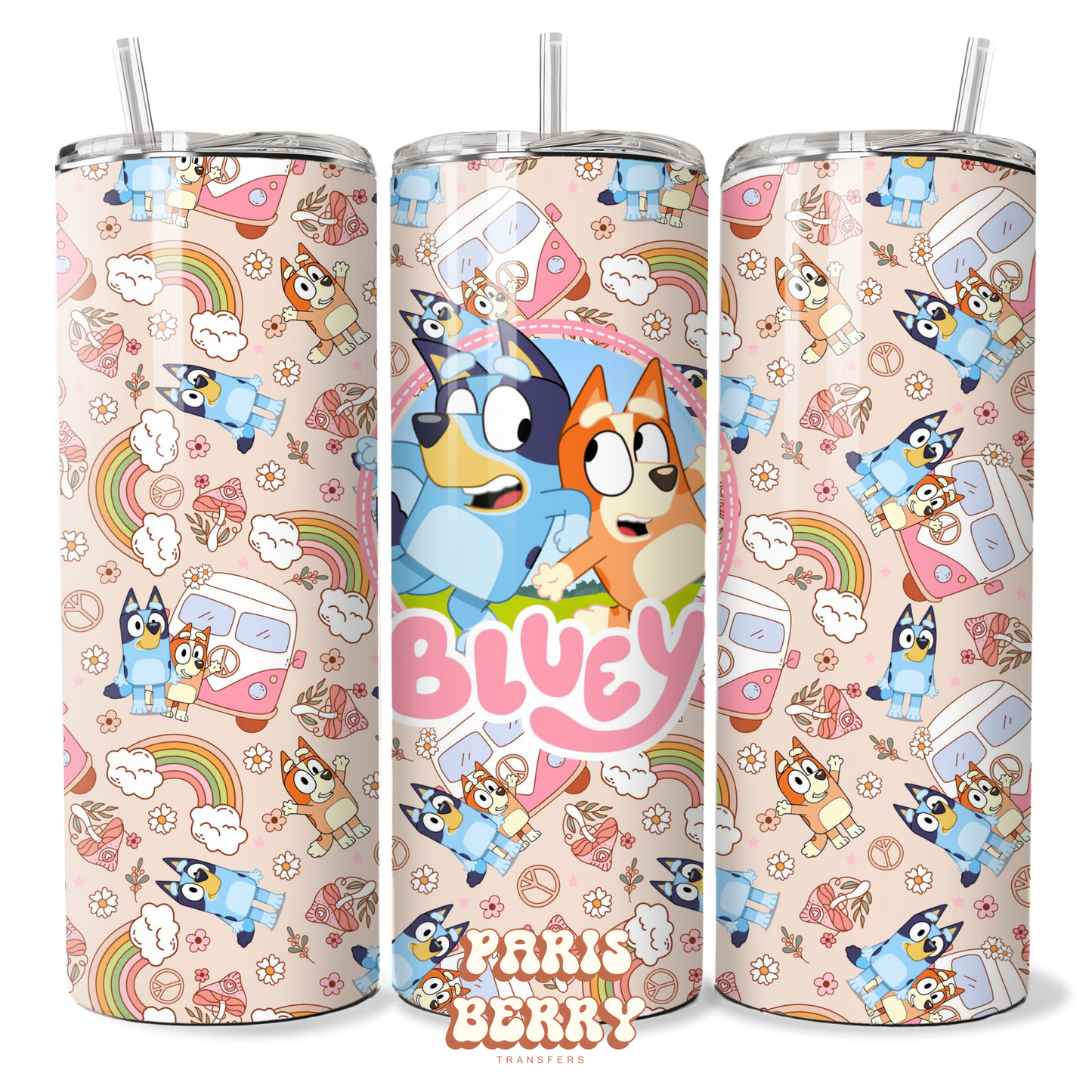 Bluish Friends - 20oz Sublimation Tumbler Wrap