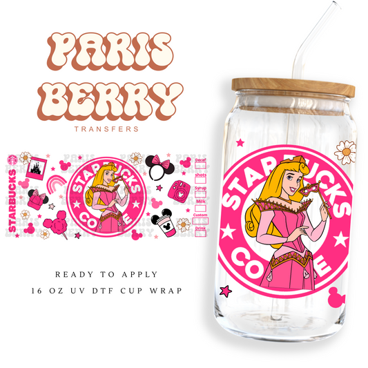 Fairy Tale Princess - 16oz UVDTF Cup Wrap