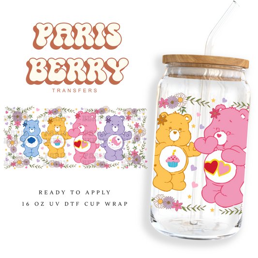 Friendship Spring Bears - 16oz UVDTF Cup Wrap