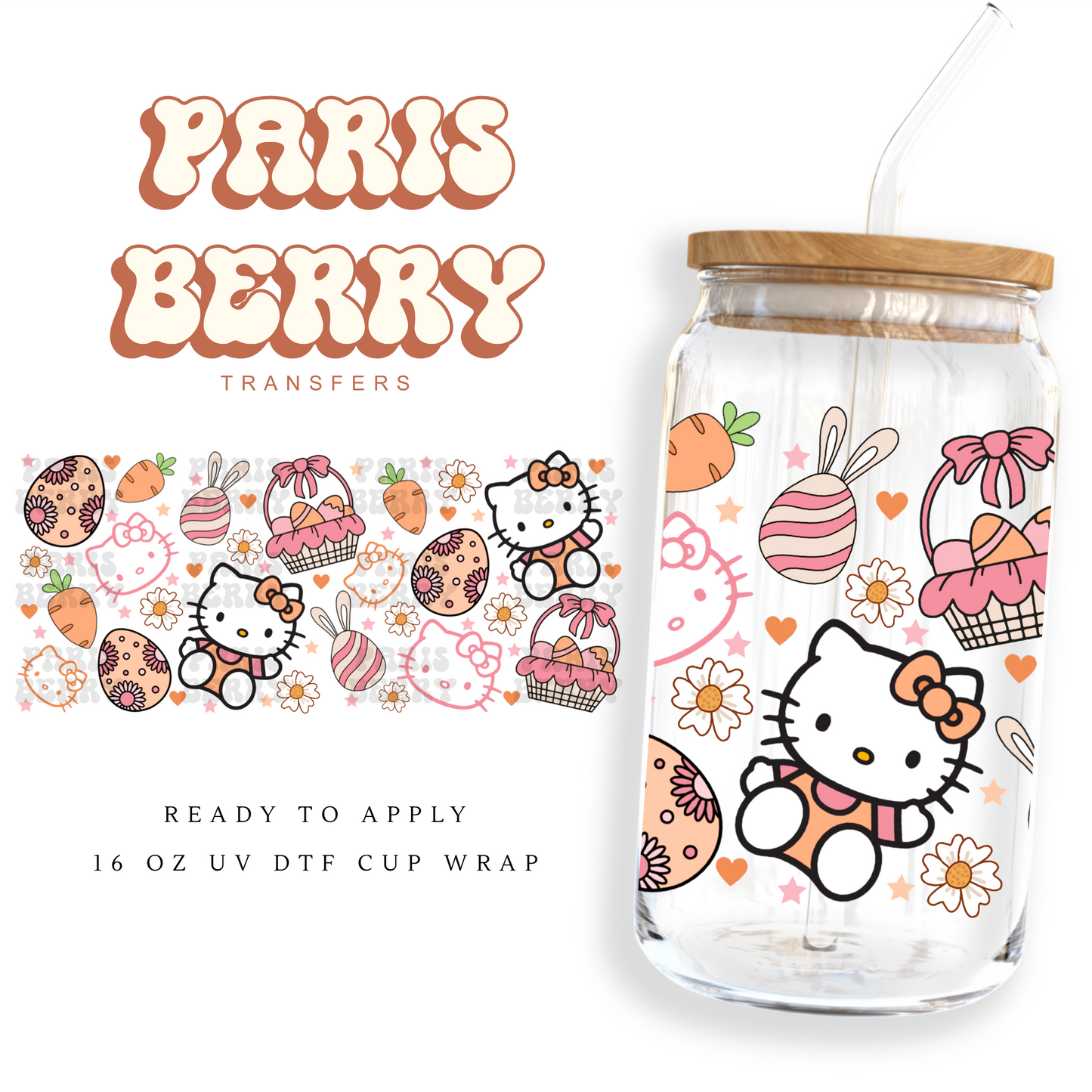 HK Easter - 16oz UVDTF Cup Wrap