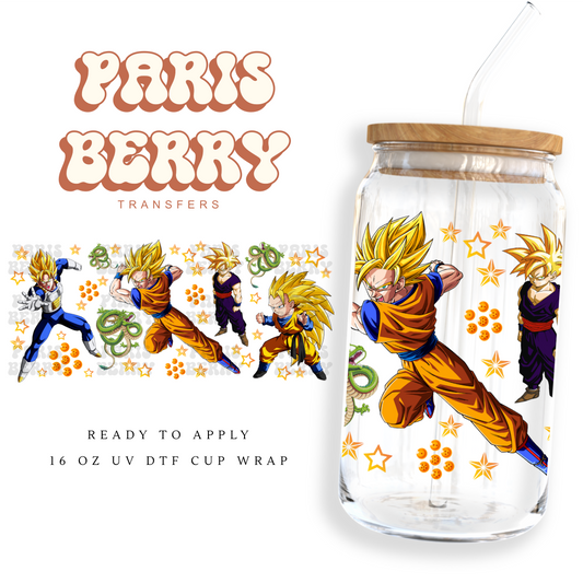 Legendary Warriors - 16oz UVDTF Cup Wrap