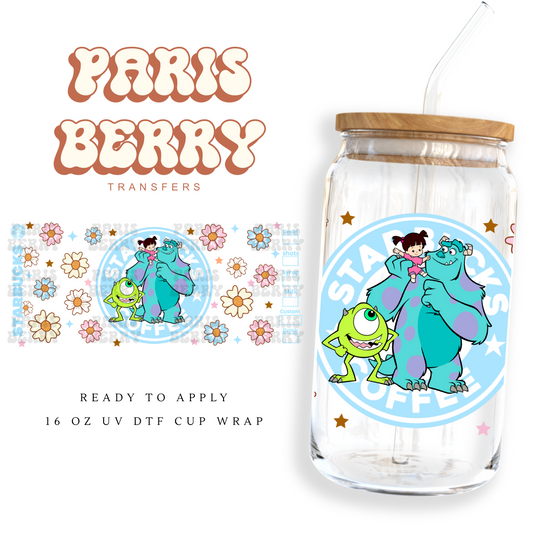 Monsters & Friends - 16oz UVDTF Cup Wrap