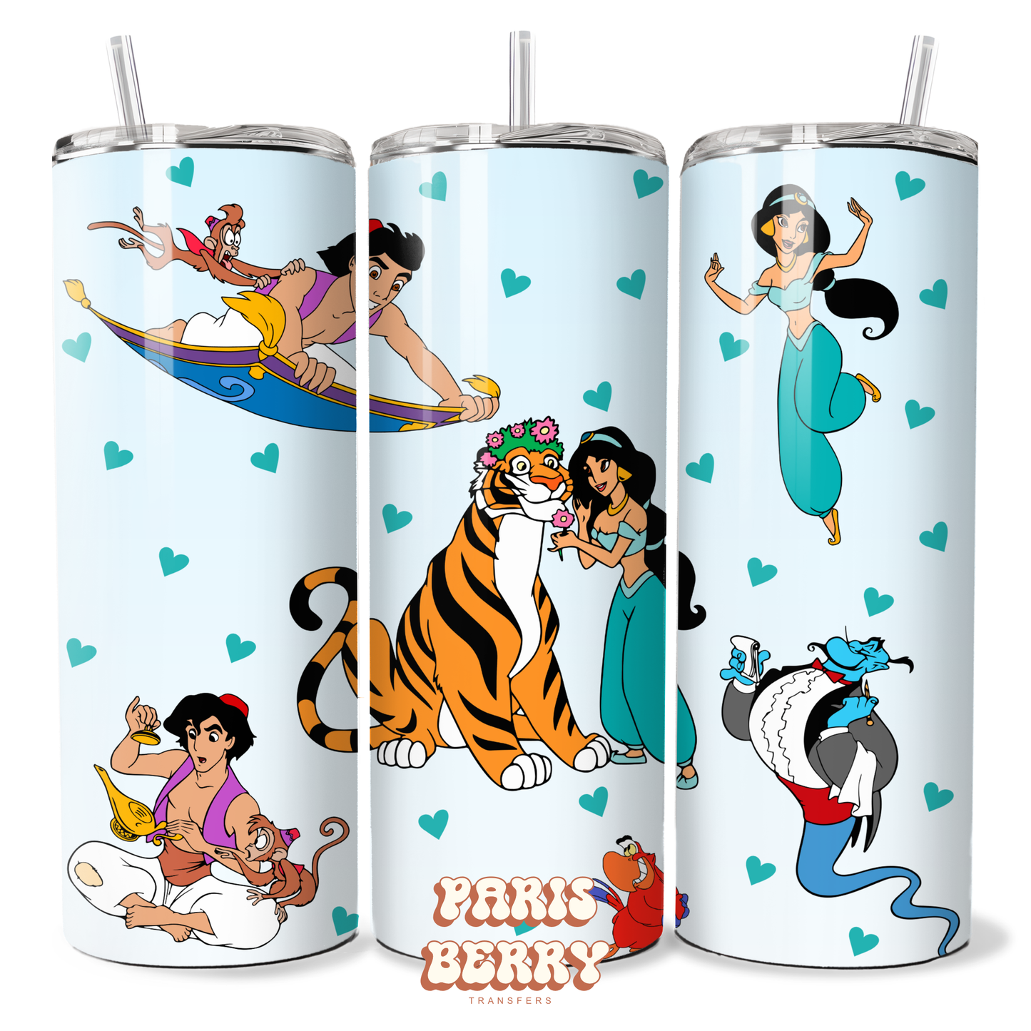 Princess Jazmine - 20oz Sublimation Tumbler Wrap