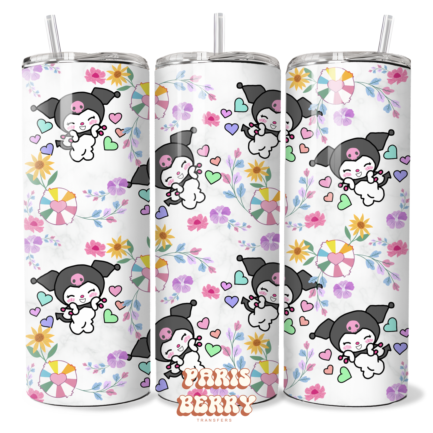 Cute H.Kitty Spring - 20oz Sublimation Tumbler Wrap