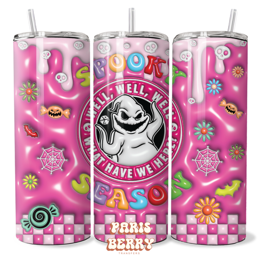 Pink Oogie Boogie - 20oz Sublimation Tumbler Wrap