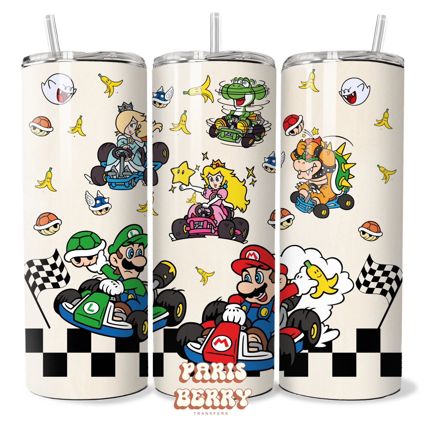 Super Kart 64 - 20oz Sublimation Tumbler Wrap