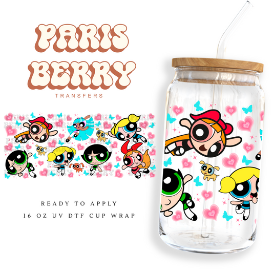 Super Power Friends - 16oz UVDTF Cup Wrap