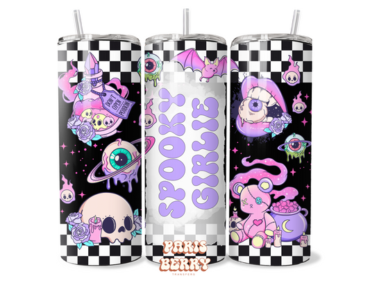 Spooky Girlie - 20oz Sublimation Tumbler Wrap